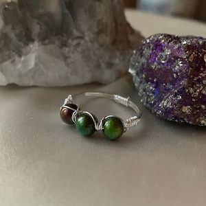 Mood Ring Draht gewickelt