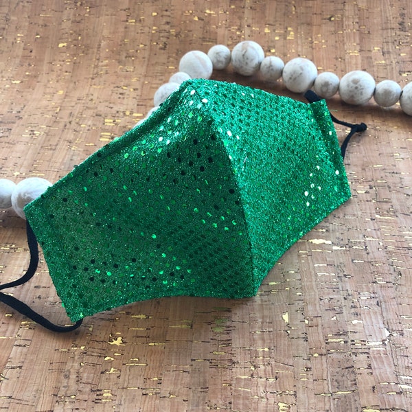 Sequin Face Mask Etsy