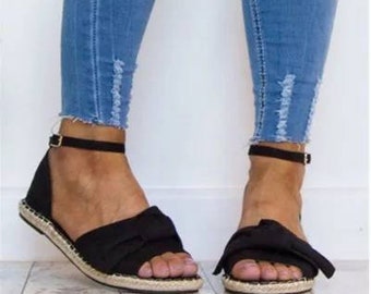 peep toe casual sandals