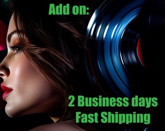 Custom Vinyl Record: 2-Day Air Express Shipping Add-On