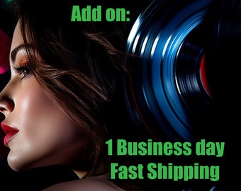 1-Day Air Shipping Add-On: Custom Vinyl Record Mixtape (US Only)