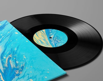 Custom 12&quot; Vinyl Record Mixtape: Personalized Playlist, 40 Mins Total