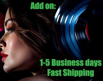 1-5 Business Days UPS  Fast Shipping Add-On for Your Custom Vinyl Record Mixtape --- PLEASE read the entire listing description!