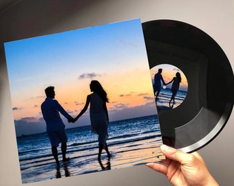 Custom Vinyl Record: Personalized Album with Cover & Labels