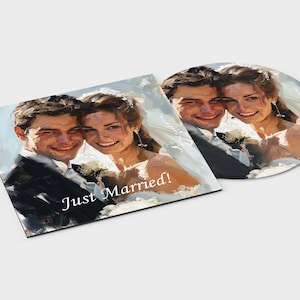 Disco de vinilo con imagen personalizada: mixtape de 12&quot; con tus canciones y fotos