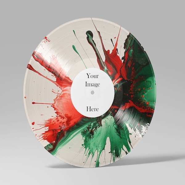 Custom 12" Picture Vinyl Record: Personalized Mixtape with Your Songs