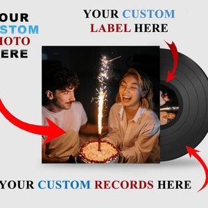 Make Your Own 12 Custom Vinyl Mixtape Or Unique Music Record With Fast & FREE International Shipping image 3