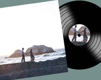 Custom Vinyl Record | CustomVinylMusic Vinyl Disc | Personalized Custom Vinyl Records | Christmas, Valentines, Anniversary Wedding Gift