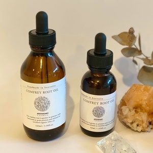 Organic Comfrey Root Oil 50ml, 100ml and 250ml