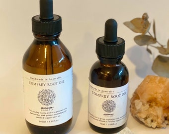 Organic Comfrey Root Oil 50ml, 100ml and 250ml