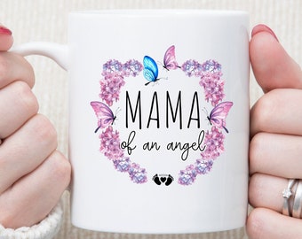 Taza de concientización sobre el embarazo y la pérdida infantil, regalo de aborto espontáneo, recuerdo de aborto espontáneo, regalo de mamá ángel, regalo de aborto espontáneo, pérdida de niños, duelo