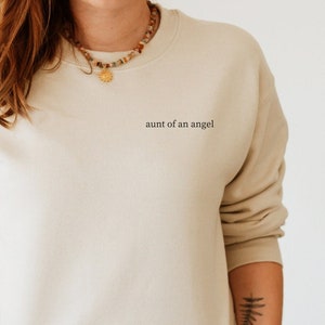 Aunt of an Angel Sweatshirt, Angel Aunt Sweatshirt, Aunt To An Angel, Grief, Pregnancy Loss, Infant Loss, Angel Mom