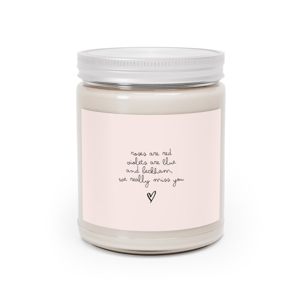 Custom Valentine's Day Baby Loss Scented Soy Candle, 9oz, Pregnancy and Infant Loss Candle, Memorial Candle, Pregnancy Loss, Memorial Gift