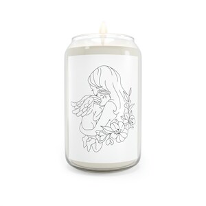 Infant Loss Miscarriage Gift Candle Pregnancy Loss Memorial Baby Memorial Candle Angel Baby Baby Loss