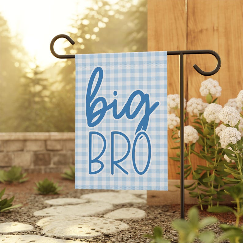 Big Bro Child Memorial Garden Flag, Cemetery Flag, in Loving Memory ...