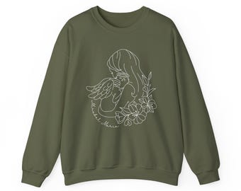 妊娠と乳児の喪失の認識を促すパーソナライズされたスウェットシャツ | 天使の赤ちゃんのメモリアルセーター | 流産と死産の追悼ギフト