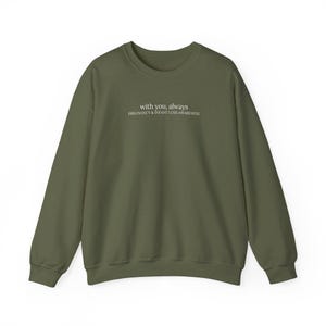 With You, Always PAIL Crewneck with Names (List A) image 5