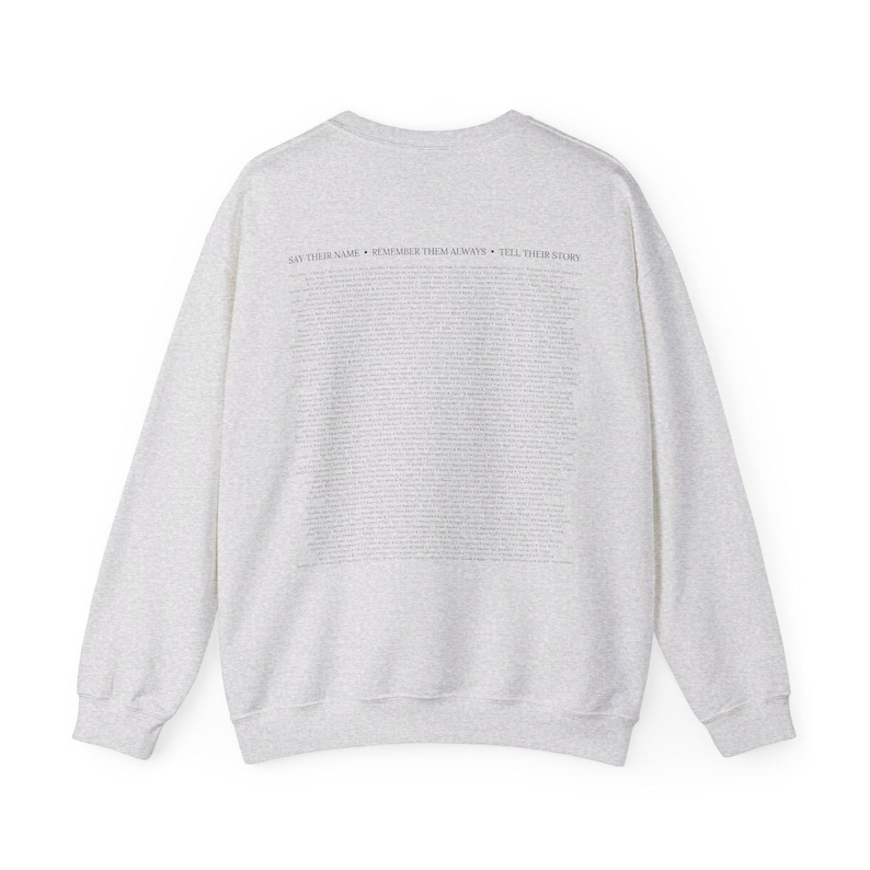 With You, Always PAIL Crewneck with Names (List A) image 4