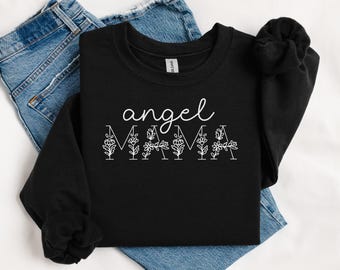 Sudadera de mamá de un ángel, sudadera de mamá ángel, mamá de un ángel, madre en duelo, pérdida del embarazo, pérdida de un bebé