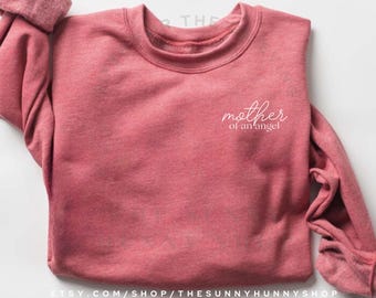 Madre de un ángel, sudadera de duelo, regalo por pérdida, mamá de un ángel, esposa de un ángel, regalo para el doliente