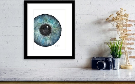 Stampa acquerello di occhio con iride blu - Arte oftalmologica - Arte  optometrica - Arte anatomica astratta - Arte chirurgica - Arte medica -  Regalo di laurea - Etsy Italia