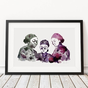 LIMITED EDITION Floral Female Surgeon Collection - Surgical Tools - Surgical Art - Medical Gift - Surgeon Gift - Graduation gift
