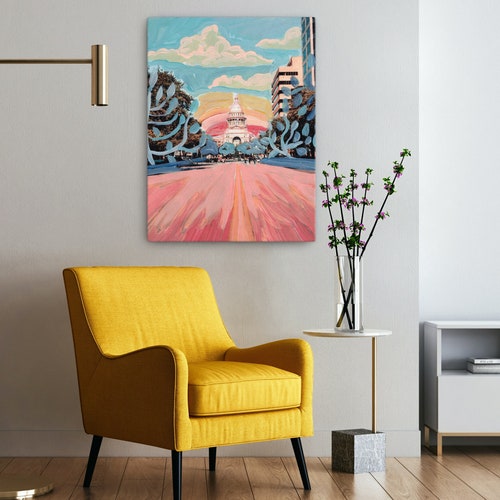 Barton Springs Print Austin Wall Art Austin Texas Decor Etsy