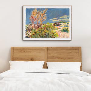 White Sands Nationalpark Druck | New Mexico Wüstenreise Poster | Yucca Kunst | Südwestliches botanisches Wohndekor | Moderne Western Pflanzen