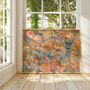 GUEST ARTIST - Midcentury Modern Giclee Print: Retro Western Wall Art image 3