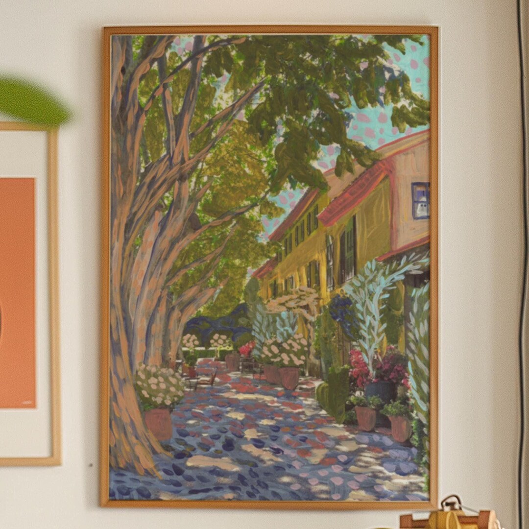 Provence France Travel Poster: Vintage Van Gogh Style Botanical Print ...