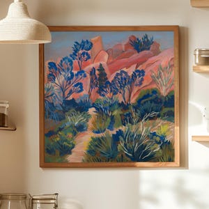 Verzauberter Stein Texas Poster: Vintage Southwestern Wandkunst