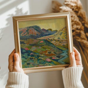 Midcentury Modern Western Landscape Print: Retro Colorado Travel Poster image 2