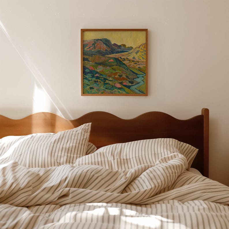 Midcentury Modern Western Landscape Print: Retro Colorado Travel Poster image 4