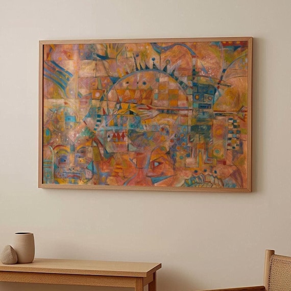 GUEST ARTIST - Midcentury Modern Giclee Print: Retro Western Wall Art