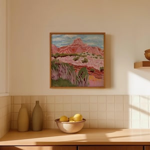 Palo Duro Canyon Print: Texas State Park, Vintage Southwestern Decor