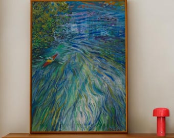 GUEST ARTIST - San Marcos River Art Print: Texas Hill Country Landscape