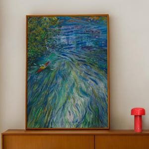 San Marcos River Art Print: Texas Hill Country Landscape