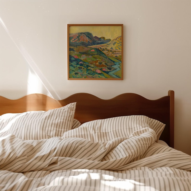 Midcentury Modern Western Landscape Print: Retro Colorado Travel Poster image 4