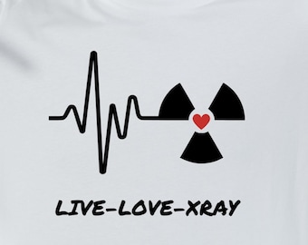 Live Love Xray Digital Files SVG PNG JPG