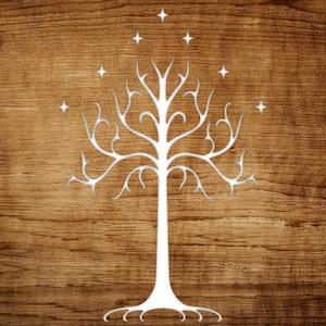 Elven Tree Vinyl Decal