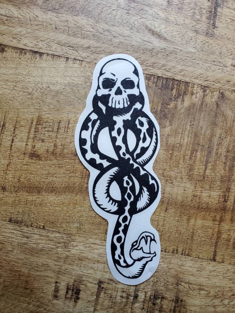 Harry Potter Dark Mark Vinyl Decal | Etsy