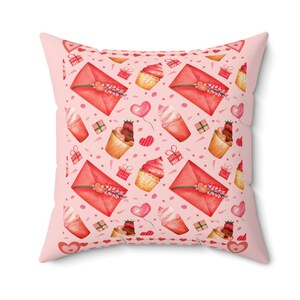 Sweet Treats Valentine Pillow: Cozy Home Decor with Heart Patterns