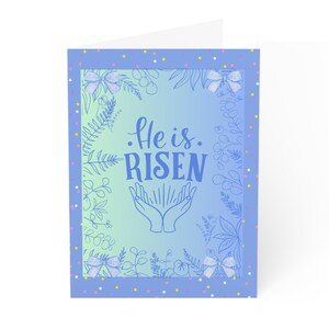 Juego de tarjetas de felicitación de Pascua, tarjetas con diseños florales para la primavera, tarjetas inspiradoras para las fiestas,