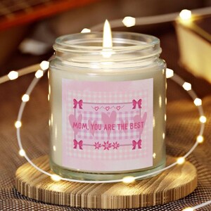 Geurkaarsen, Mom, You Are The Best - Ontspannend cadeau voor Moederdag, zelfverzorging, woondecoratie, verjaardag, babyshower