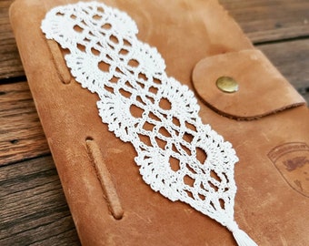 Pattern Only*** Scallop Lace Crocheted Bookmark