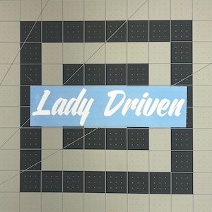 Lady Driven JDM Ladies Funny Sticker Decal - Etsy