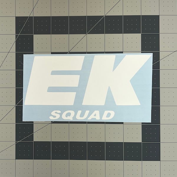 EK Squad Honda Civic EK JDM Sticker Decal