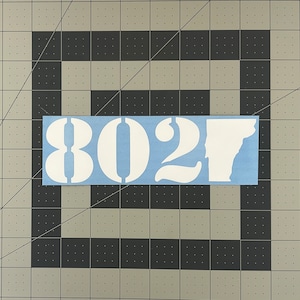 802 Vermont VT USA State Sticker Decal