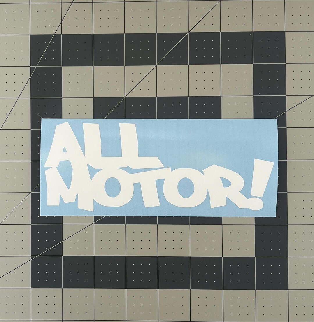 All Motor! Engine Horsepower JDM Funny Sticker Decal - Etsy