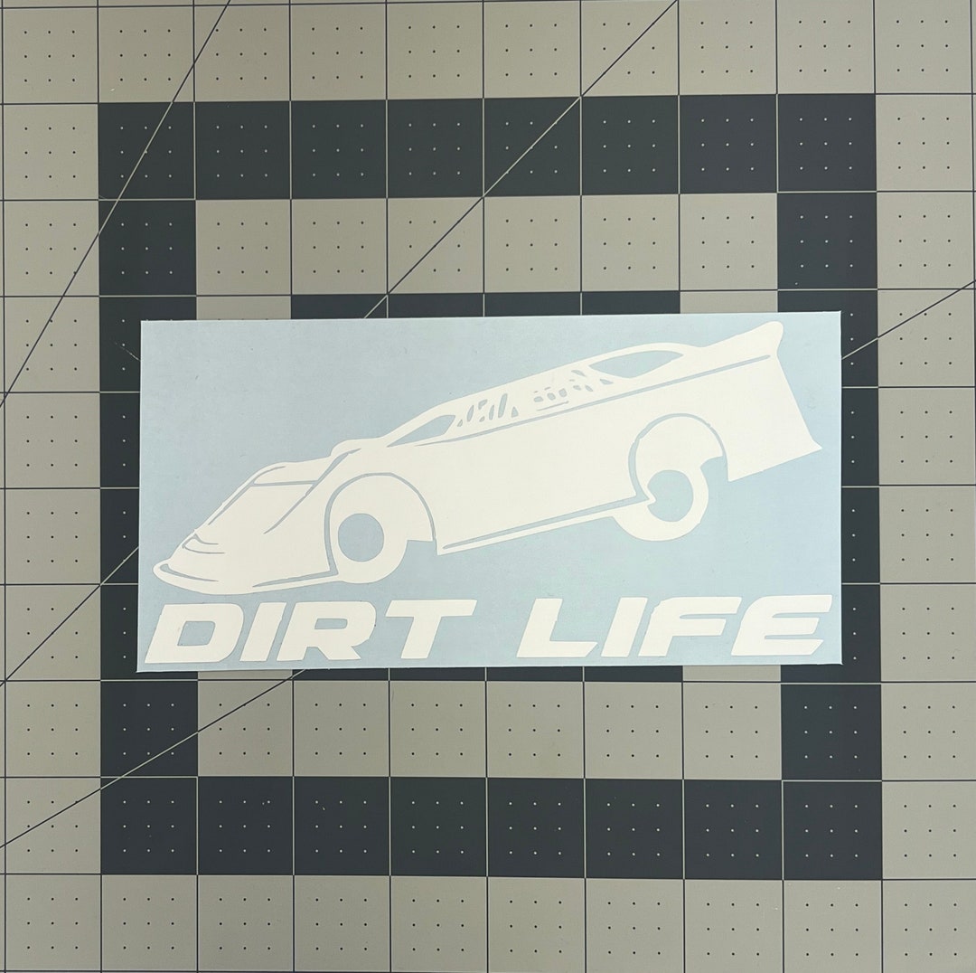 Dirt Life V3 Racing Dirt Track Race Sticker Decal - Etsy